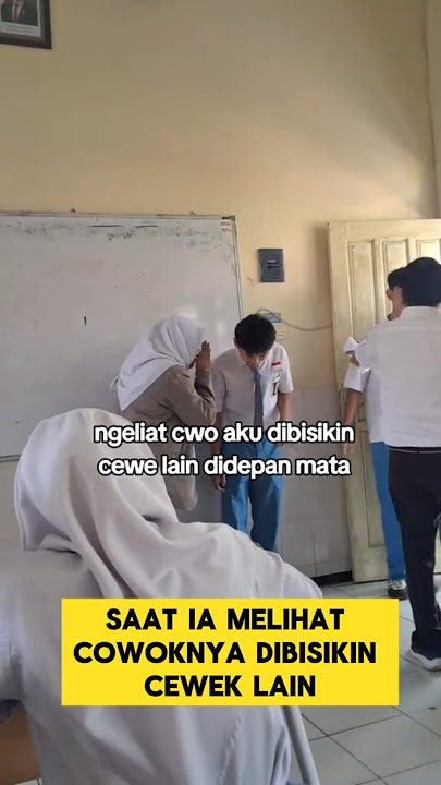 pacar cemburu ketika cowok nya di bisikin cewek lain didepan matanya ‼️‼️ #cemburu #pacar #marah