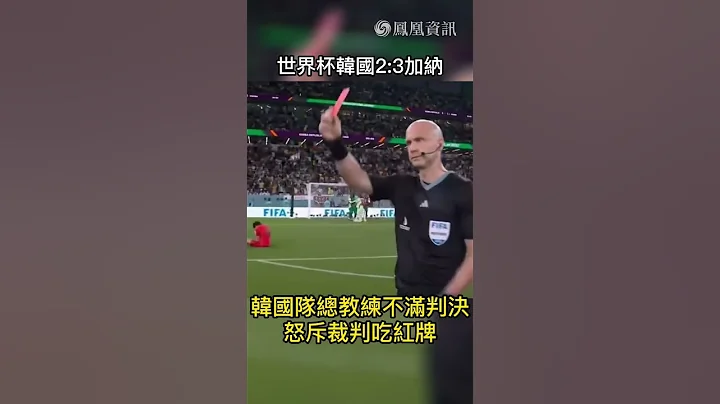 韩国队总教练爆气喷裁判吃红牌 #shorts - 天天要闻
