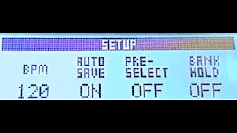 So what happens? with ZOOM G1x Four settings after 2.0 Firmware load and factory reset
