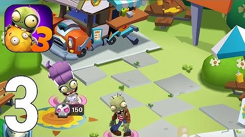 Plants vs Zombies 3 Gameplay Walkthrough Part 3 - PvZ3 Taco Park Mission [iOS/Android Games]