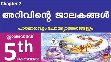 Class 5 Basic Science Chapter 7 അറിവിൻ്റെ ജാലകങ്ങൾ  Arivinte Jalakangal | Std 5 BS Chapter 7 Notes