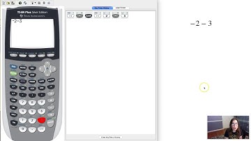 Calculator Error - Negative Symbol vs Subtraction Symbol