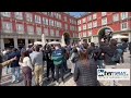 Madrid si colora di nerazzurro i tifosi invadono il centro