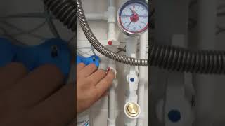 Монтаж полифосфатного фильтра для умягчения воды на входе холодной воды в газовый котел.