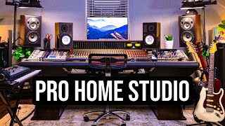 He Built a PRO Studio Above His Garage (with a CONSOLE)