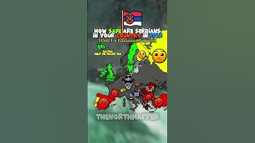 how Safe are serbians in your country in 1942 #europe #mapper #mapping #history #viral #music