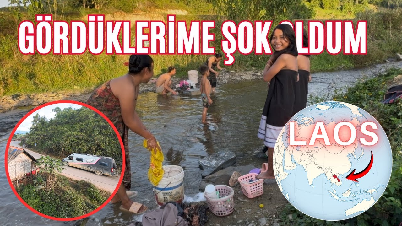Karavanla Dünya Turu 13. Bölüm: Laos’a giriş detayları ve köy yaşamı