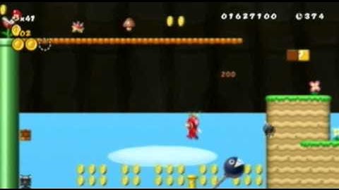 First New Super Mario Bros Wii. custom level.