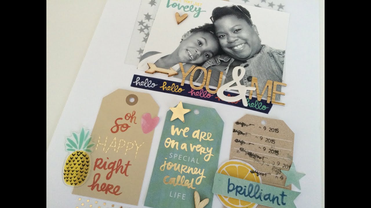 Scrapbook Process Videos #52 - You and Me camera iphone 8 plus apk