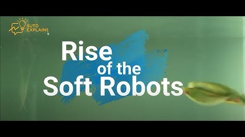 SUTD Explains: Rise of the Soft Robots