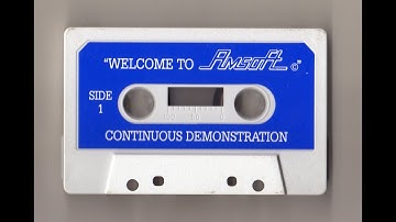 Amstrad CPC 464 Welcome To Amsoft Continuous and User Demonstration