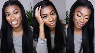 Beautiful Lacefront Wig ft. IShow Hair Straight 24