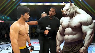 PS5 | Bruce Lee vs. Strong White Rhinoceros (EA Sports UFC 4)