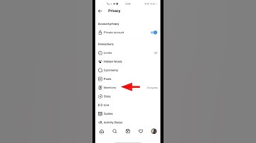 Thumbnail of how to avoid mention in Instagram #shorts