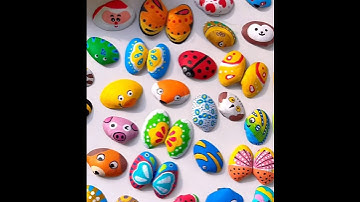 Painting on the seashells #creativeartistry #craftideas  #preschoolactivities  #painting #shell