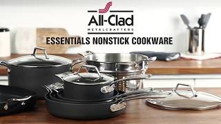 All-Clad H911S264 Essentials 13 inch Nonstick Square pan with trivet