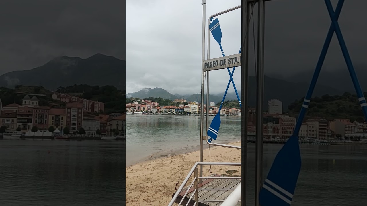 Paseo de la Playa de Santa Marina , Ribadesella #asturias #ribadesella #shorts