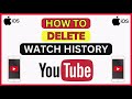 How to Delete your Watch History on the YouTube App using an iPhone | iOS Tutorial
