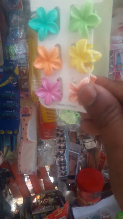 buy mini frangipani flower hair clips @pedagangmainan