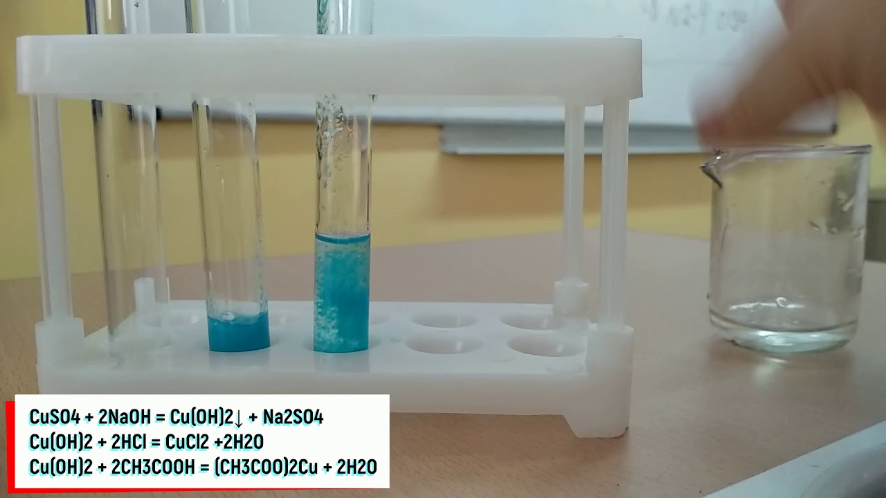 Hcl гидроксид меди 2