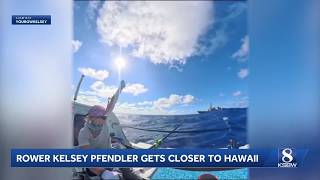 Kelsey Pfendler set to shatter record as she nears Hawaii on Fourth of July