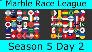 Marble Race League Season 5 Day 2 / Marble Race Lover