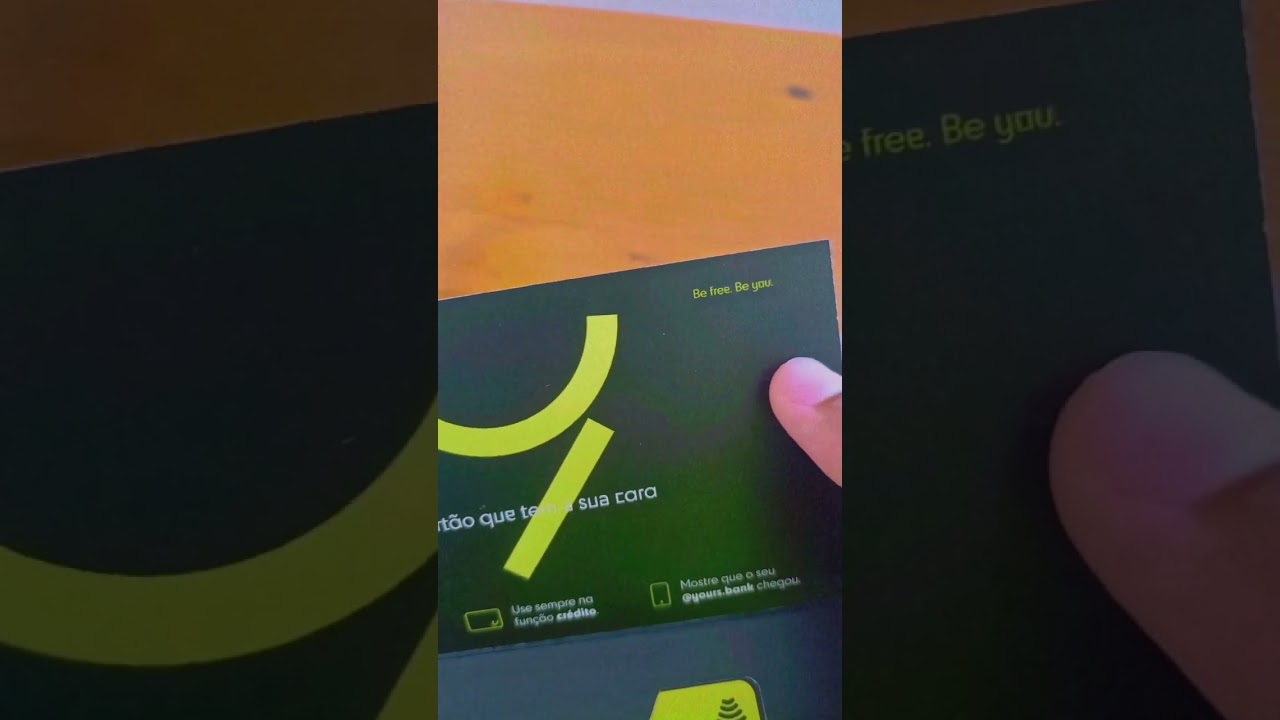 Cartão da Yours Bank 