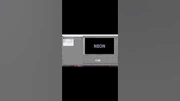 Sony Vegas Pro - Neon text tutorial #shorts