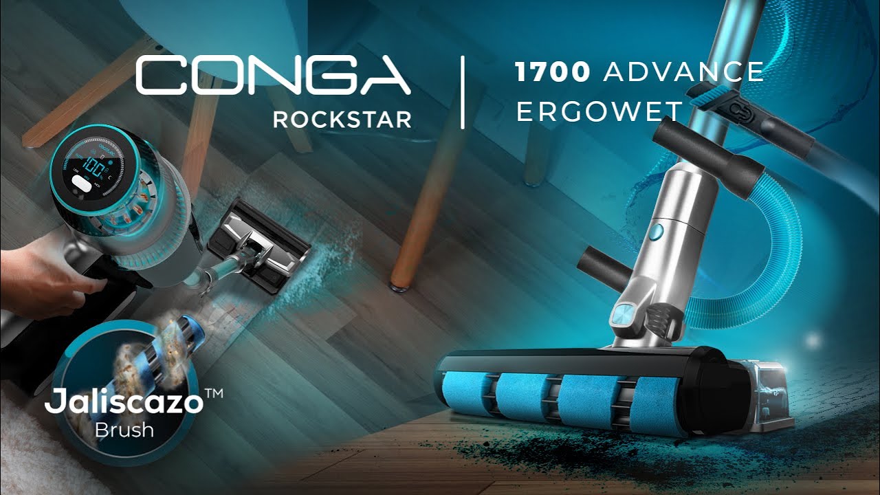 Cecotec Conga Rockstar 1700 Advance ErgoWet - Aspiradora sin Cables / sin  Bolsa