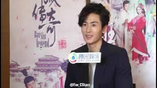 2016.01.26 Zhang ZheHan Ban Shu Legend Backstage Interview 班淑传奇后台采访