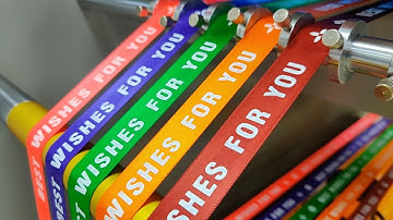 Print ribbon, the roll to roll screen printing machine for ribbon/webbing/lanyard