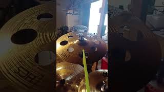 16 inch (hybrid) trash cymbal #drums #drummer