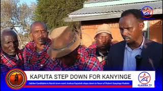 BREAKING NEWS: KAPUTA BOWS TO PRESSURE AND STEPS DOWN IN FAVOR OF KANYINGE