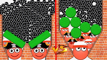 DRAW TO SMASH vs HIDE BALL - All Levels New UPDATE Satisfying Double gameplay Walkthrough ios