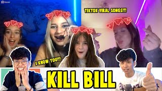 NYANYI LAGU-LAGU VIRAL YANG ADA DI TIKTOK!!! - OME.TV INTERNATIONAL #PART95
