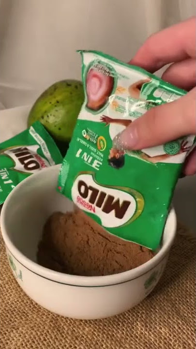 minuman kekinian - resep minuman alpukat milo