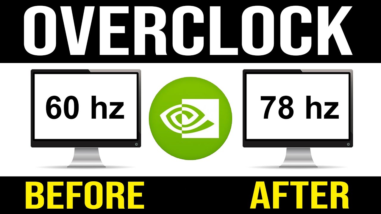 How To Overclock Monitor Refresh Rate (Nearly 78 Hz or more)