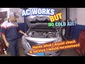 AC works BUT no cold air || AC dosent make cold || AC compressor comes on but no cold air || AC FIX