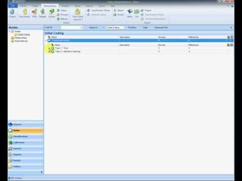 Auto-coding in NVivo