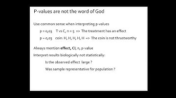 Basic statistics theory 49 by VIB Bioinformatics Core