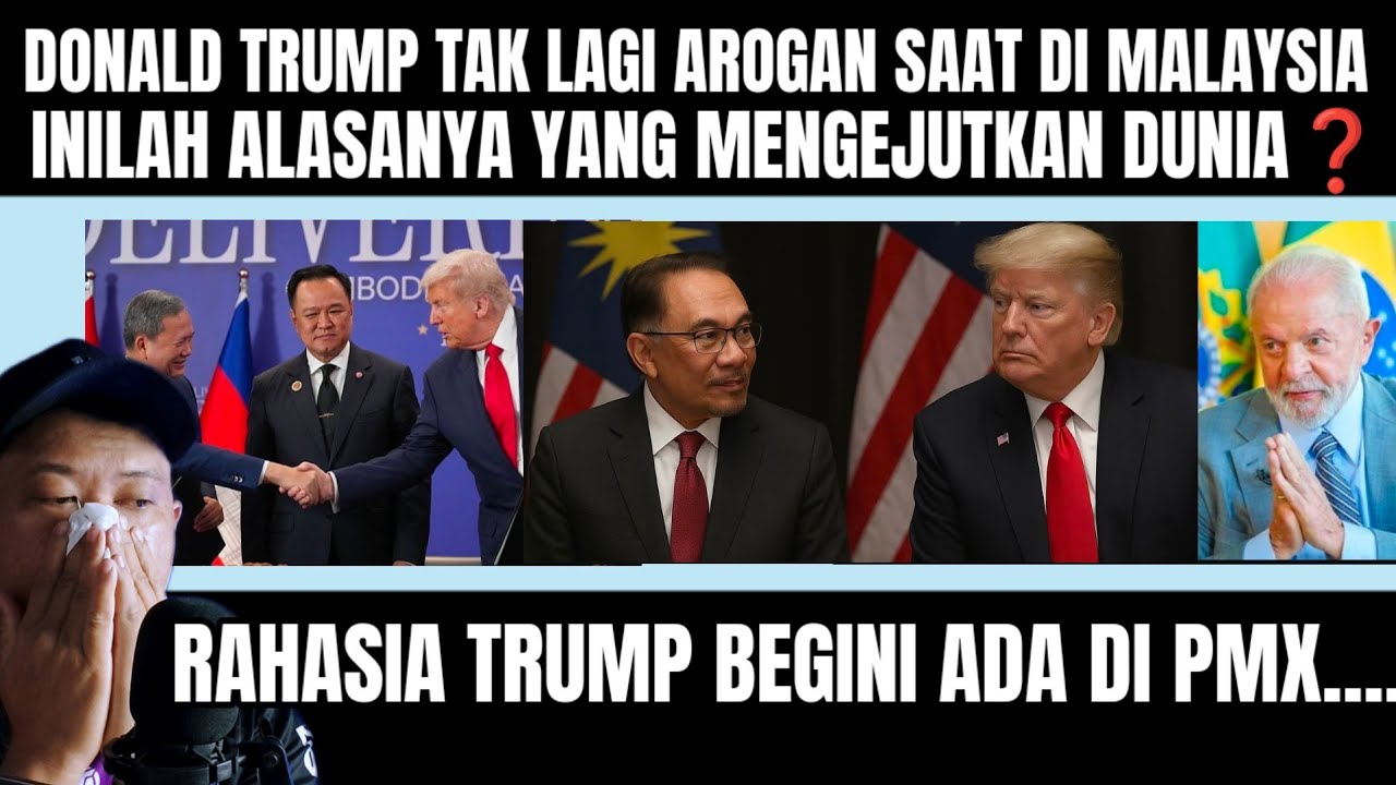 KEBIASAAN ANEH DONALD TRUMP HILANG SAAT DI MALAYSIA, DUNIA TERHERAN‼️