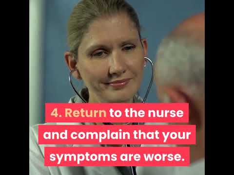how to fake sick to the school nurse