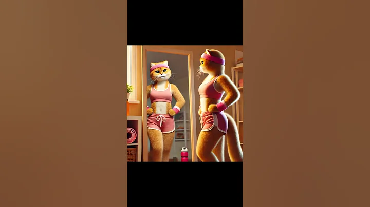 Watch the video about Fitness and Happiness #cat #funny #cute