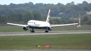 Super Rolls Royce Ba 767 Taking Off Edinburgh