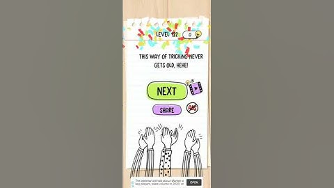 Brain Test Level 122 Solution - Atishay Jain #Shorts