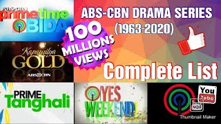 🏅🌟🏅ABS-CBN Drama Series (1963-2020) SUBSCRIBE now!