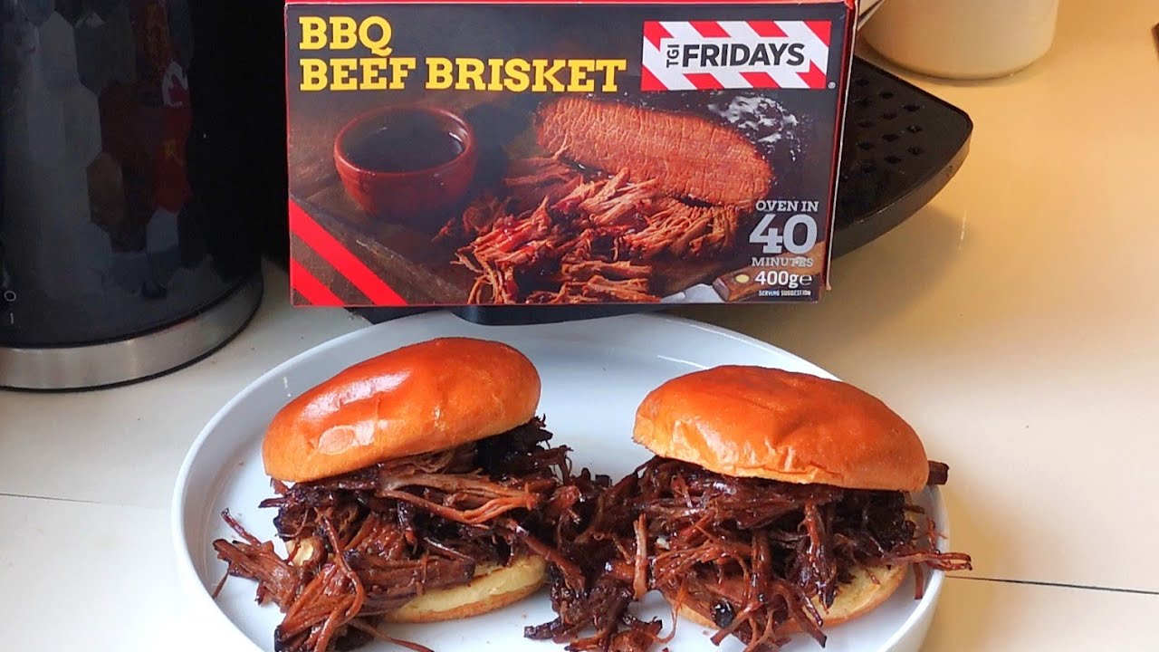 BBQ BEEF BRISKET TGI FRIDAYS NEW TESCO FOOD REVIEW YouTube