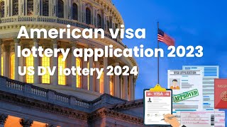 American visa lottery application 2023 (us dv lottery 2024 eligible countries) #ivisa #usa screenshot 4