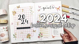 My 2024 Bullet Journal Setup 🌸