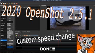 How to speed up video in OpenShot by custom value quick tutorial | 2020